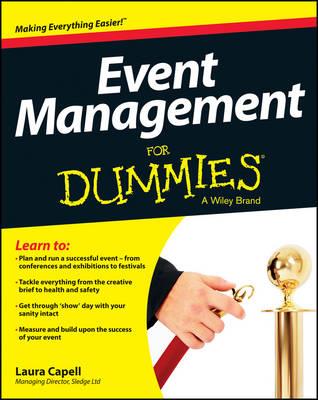 Event Management For Dummies - Laura Capell - cover