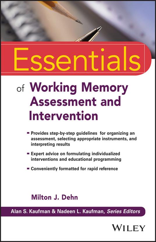 Essentials of Working Memory Assessment and Intervention - cover
