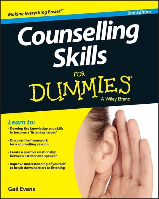 Counselling Skills For Dummies - Gail Evans - cover