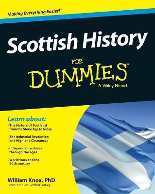 Scottish History For Dummies - William Knox - cover