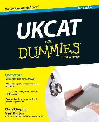 UKCAT For Dummies - Chris Chopdar,Neel Burton - cover