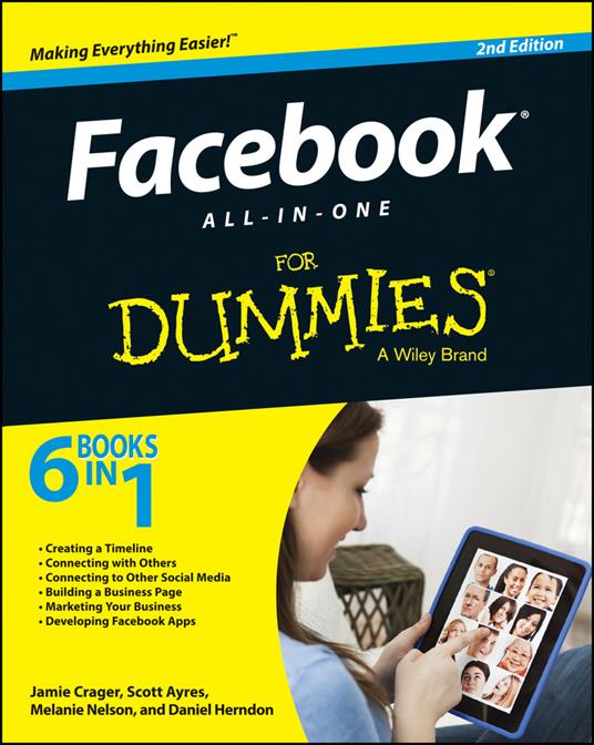 Facebook All-in-One For Dummies - Jamie Crager,Scott Ayres,Melanie Nelson - cover