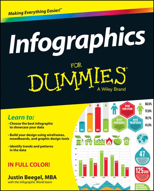 Infographics For Dummies - Justin Beegel - cover