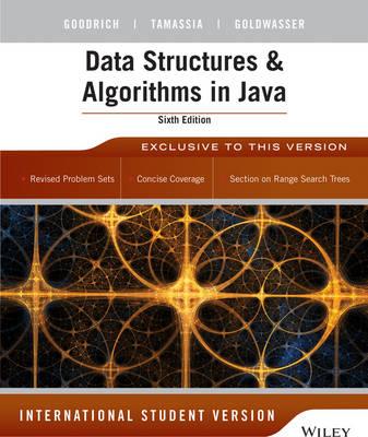 Data Structures & Algorithms in Java 6e International Student Version - MT Goodrich - cover