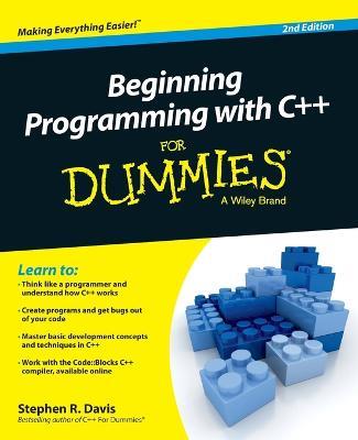 Beginning Programming with C++ For Dummies - Stephen R. Davis - cover