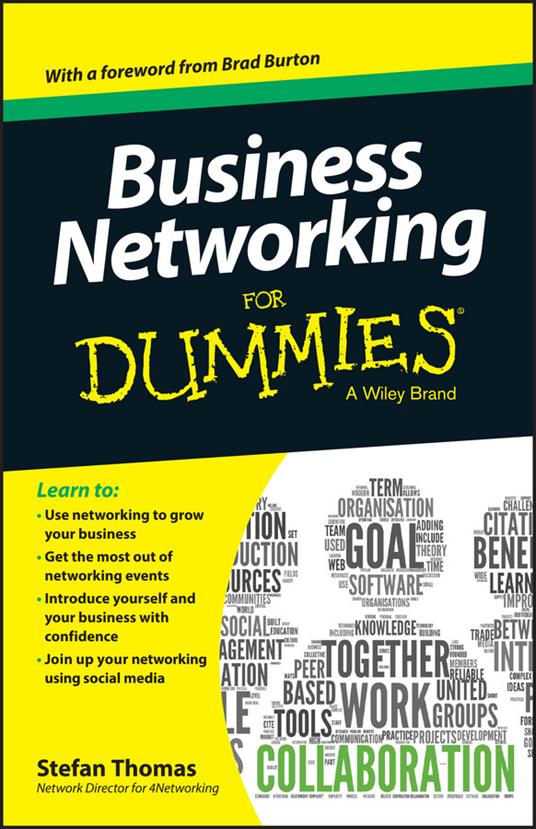 Business Networking For Dummies - Stefan Thomas - cover