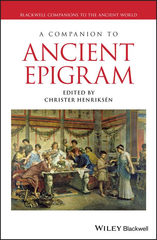 A Companion to Ancient Epigram - cover