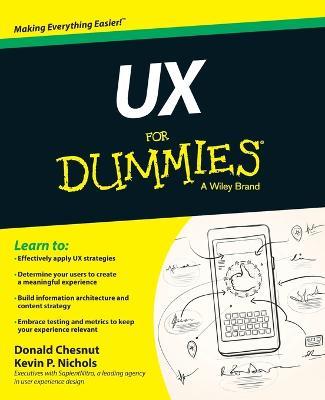UX For Dummies - Kevin P. Nichols,Donald Chesnut - cover