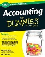 Accounting: 1,001 Practice Problems For Dummies - Kenneth W. Boyd,Kate Mooney - cover