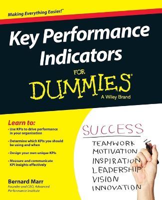 Key Performance Indicators For Dummies - B Marr - cover