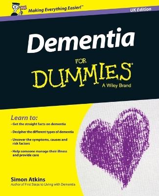 Dementia For Dummies - UK - Simon Atkins - cover