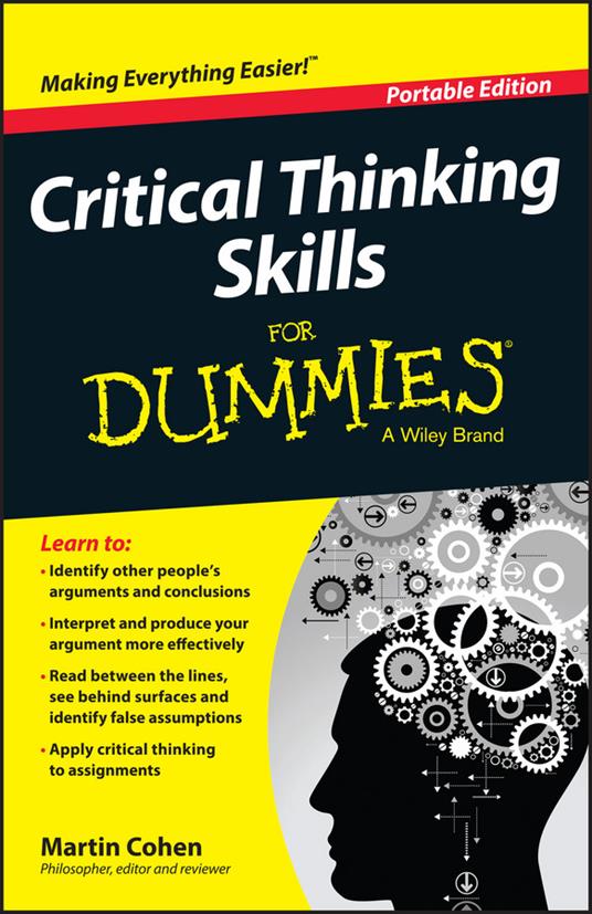 Critical Thinking Skills For Dummies - Martin Cohen - cover