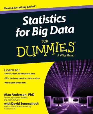 Statistics for Big Data For Dummies - Alan Anderson - cover