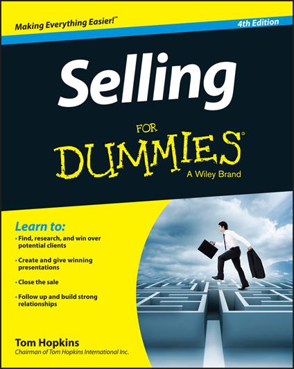 Selling For Dummies - Tom Hopkins - cover