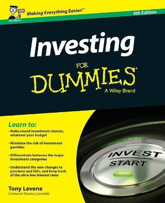 Investing for Dummies - UK - Tony Levene - cover