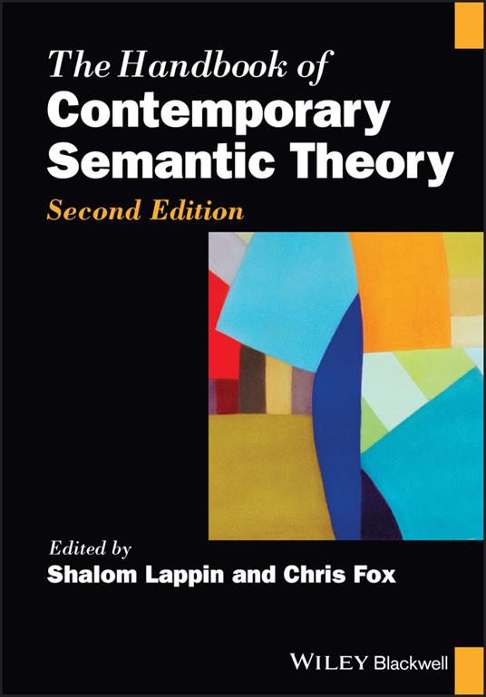 The Handbook of Contemporary Semantic Theory - Shalom Lappin,Chris Fox - cover