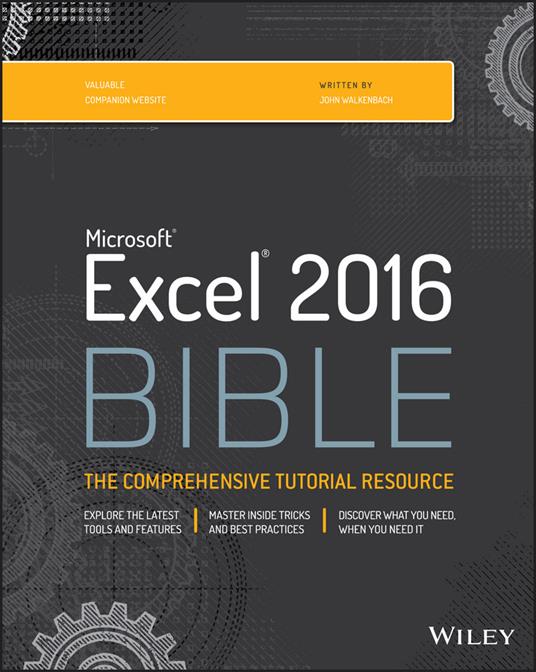 Excel 2016 Bible - John Walkenbach - cover