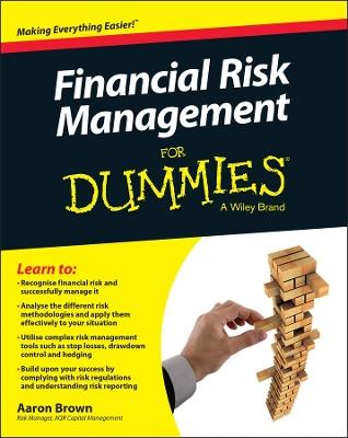 Financial Risk Management For Dummies - Aaron Brown - cover