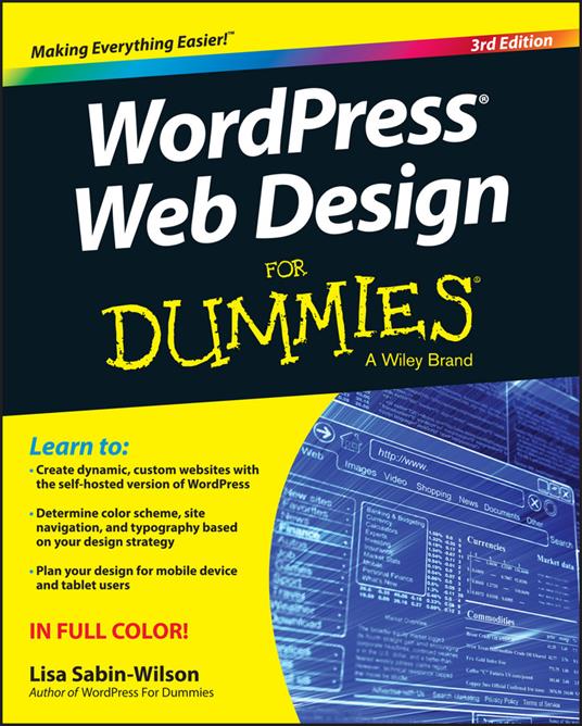 WordPress Web Design For Dummies - Lisa Sabin-Wilson - cover
