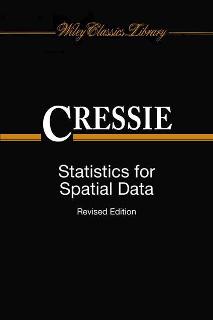 Statistics for Spatial Data - Noel Cressie - cover