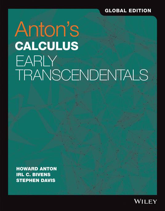 Anton's Calculus: Early Transcendentals - Howard Anton,Irl C. Bivens,Stephen Davis - cover