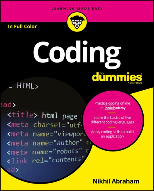 Coding For Dummies - Nikhil Abraham - cover