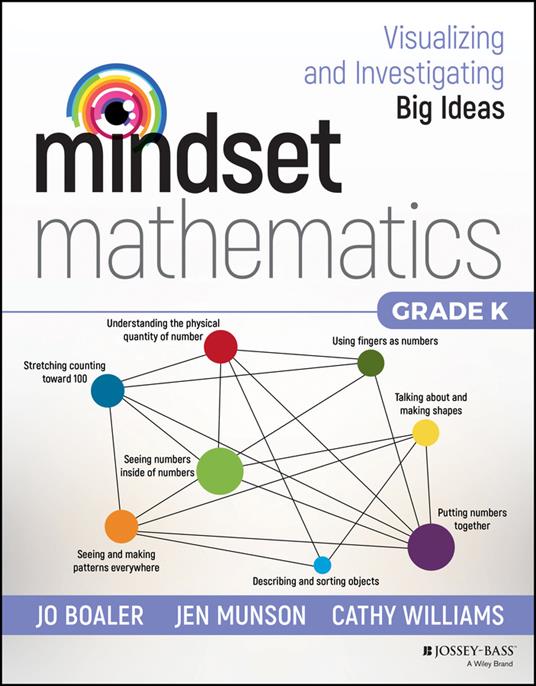 Mindset Mathematics: Visualizing and Investigating Big Ideas, Grade K - Jo Boaler,Jen Munson,Cathy Williams - cover