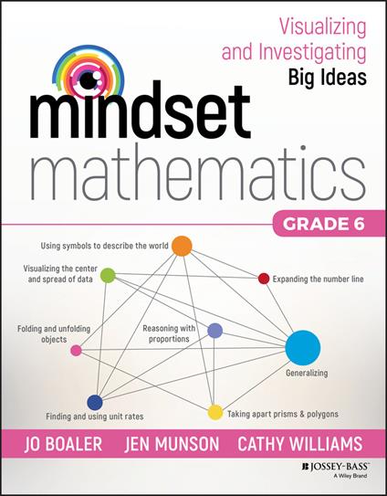 Mindset Mathematics: Visualizing and Investigating Big Ideas, Grade 6 - Jo Boaler,Jen Munson,Cathy Williams - cover