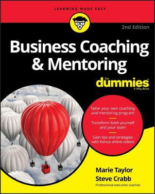 Business Coaching & Mentoring For Dummies - Marie Taylor,Steve Crabb - cover