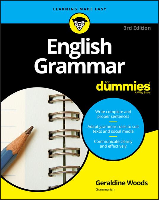 English Grammar For Dummies - Geraldine Woods - cover