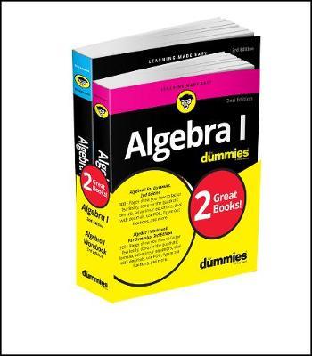 Algebra I For Dummies Book + Workbook Bundle - Mary Jane Sterling - cover