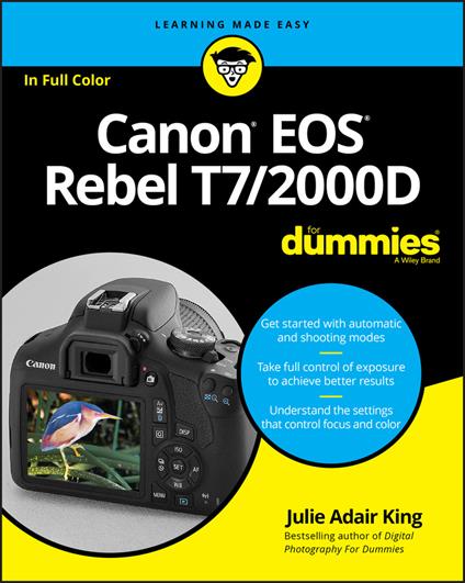 Canon EOS Rebel T7/2000D For Dummies - Julie Adair King - cover