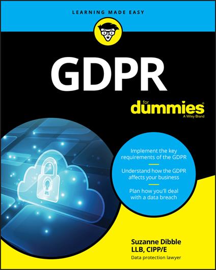 GDPR For Dummies - Suzanne Dibble - cover