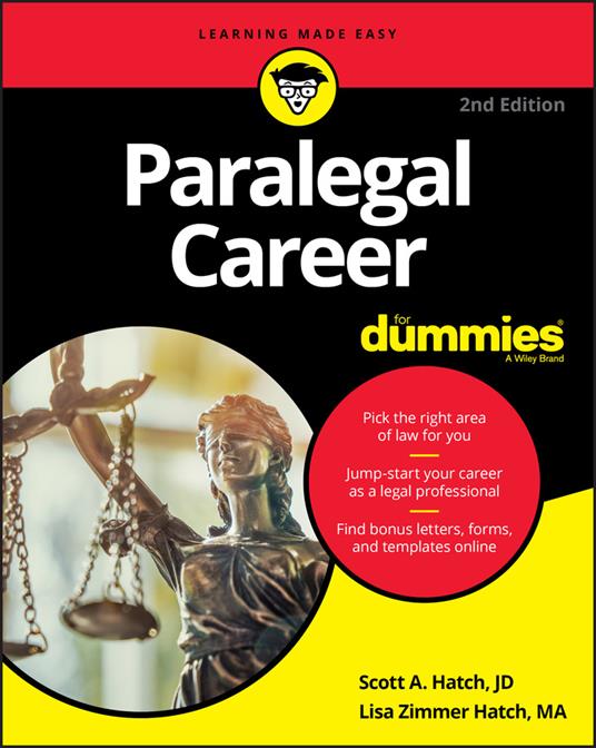 Paralegal Career For Dummies - Scott A. Hatch,Lisa Zimmer Hatch - cover