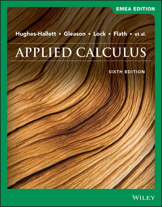 Applied Calculus, EMEA Edition - Deborah Hughes-Hallett,Andrew M. Gleason,Patti Frazer Lock - cover