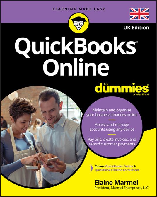 QuickBooks Online For Dummies UK Edition - E Marmel - cover