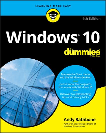 Windows 10 For Dummies - Andy Rathbone - cover