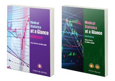 Medical Statistics at a Glance, 4e Text & Workbook - Aviva Petrie,Caroline Sabin - cover