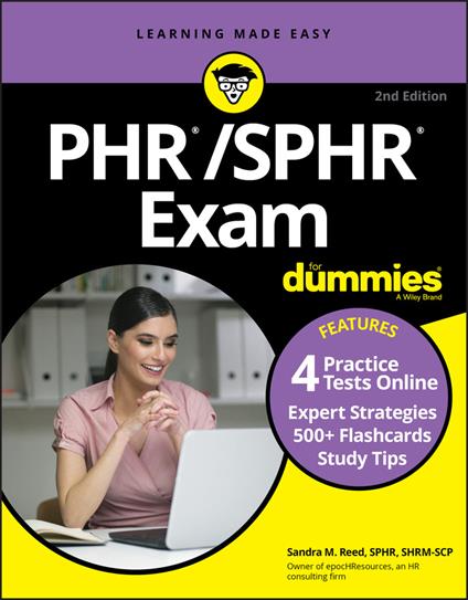 PHR/SPHR Exam For Dummies with Online Practice - Sandra M. Reed - cover