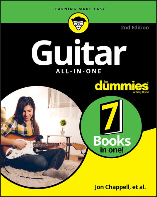 Guitar All-in-One For Dummies: Book + Online Video and Audio Instruction - Hal Leonard Corporation,Mark Phillips,Jon Chappell - cover