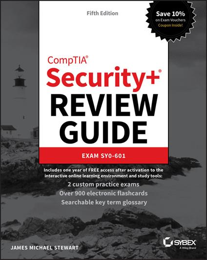 CompTIA Security+ Review Guide: Exam SY0-601 - James Michael Stewart - cover
