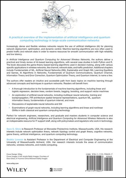 Artificial Intelligence and Quantum Computing for Advanced Wireless Networks