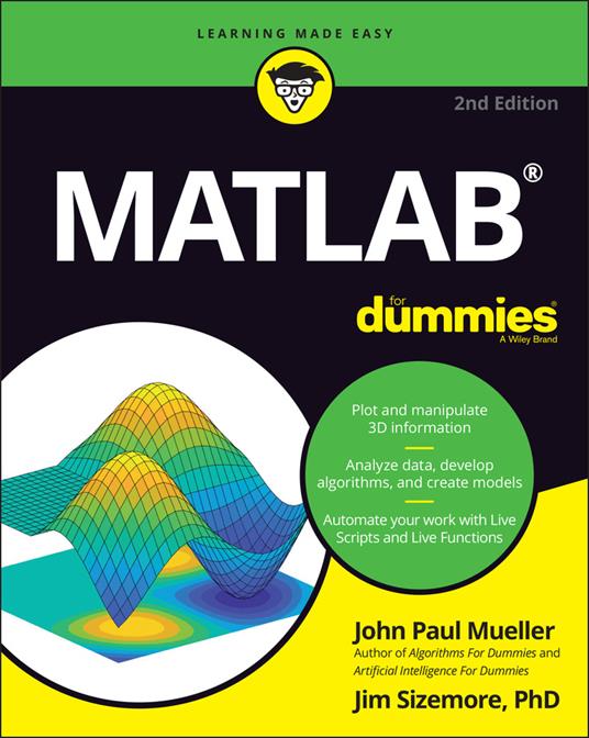 MATLAB For Dummies - Jim Sizemore,John Paul Mueller - cover