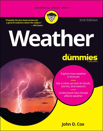 Weather For Dummies - John D. Cox - cover