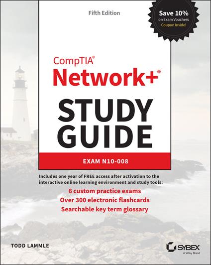 CompTIA Network+ Study Guide: Exam N10-008 - Todd Lammle - cover