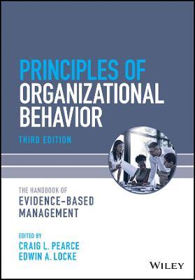 Principles of Organizational Behavior: The Handbook of Evidence-Based Management - cover