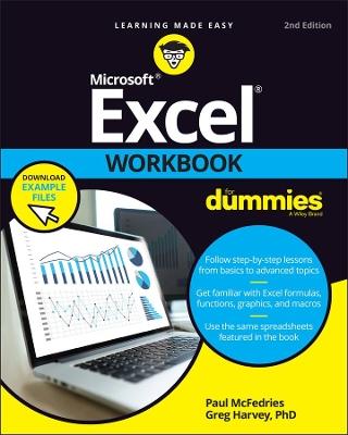 Excel Workbook For Dummies - Paul McFedries,Greg Harvey - cover