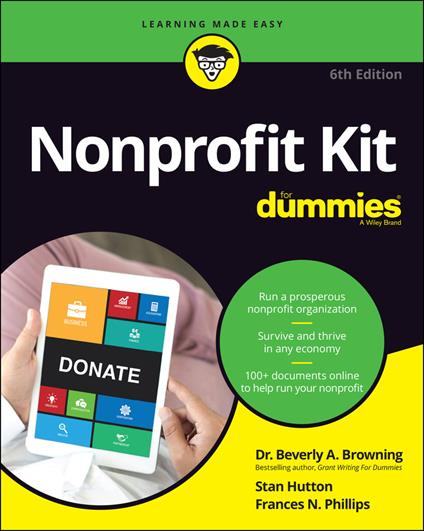 Nonprofit Kit For Dummies - Beverly A. Browning,Stan Hutton,Frances N. Phillips - cover