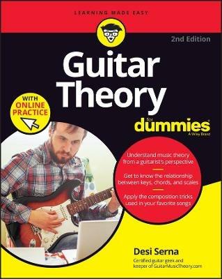 Guitar Theory For Dummies with Online Practice - Desi Serna - cover