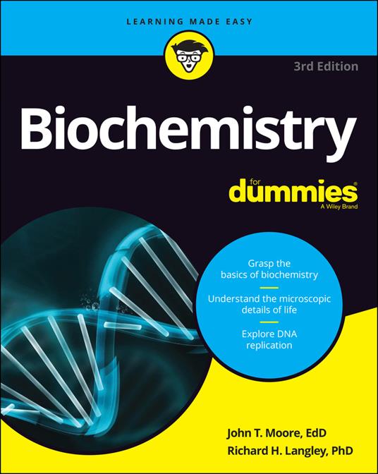 Biochemistry For Dummies - John T. Moore,Richard H. Langley - cover